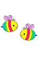 Bee Acrylic Stud Earrings E6128