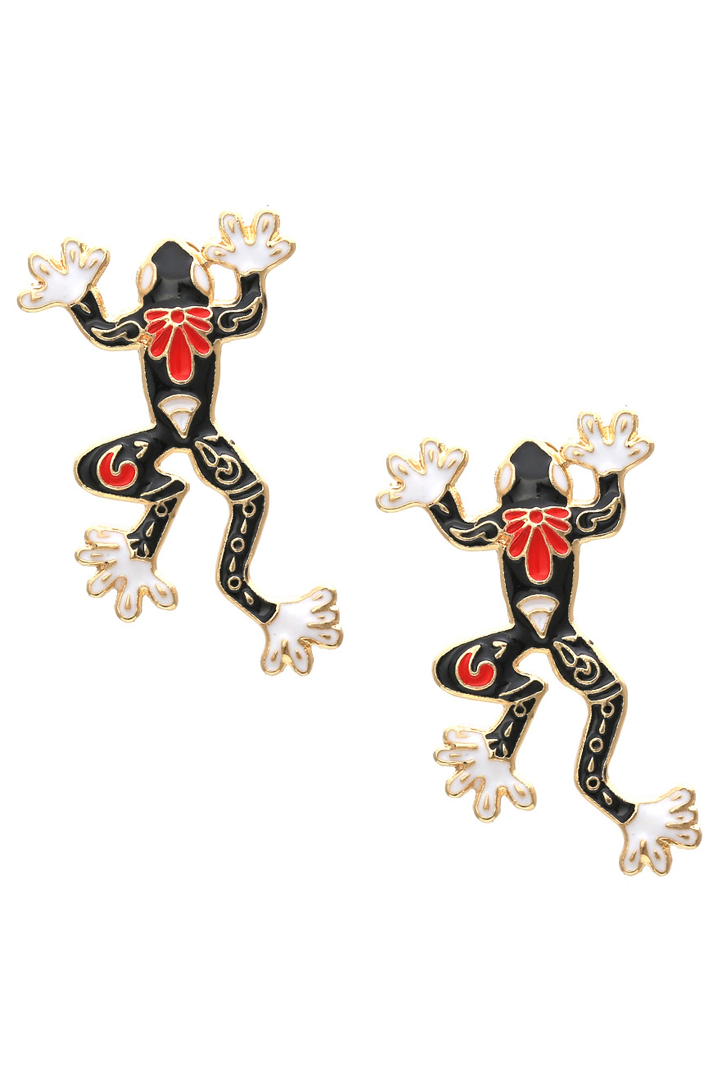 Frog Alloy Stud Earrings E6201