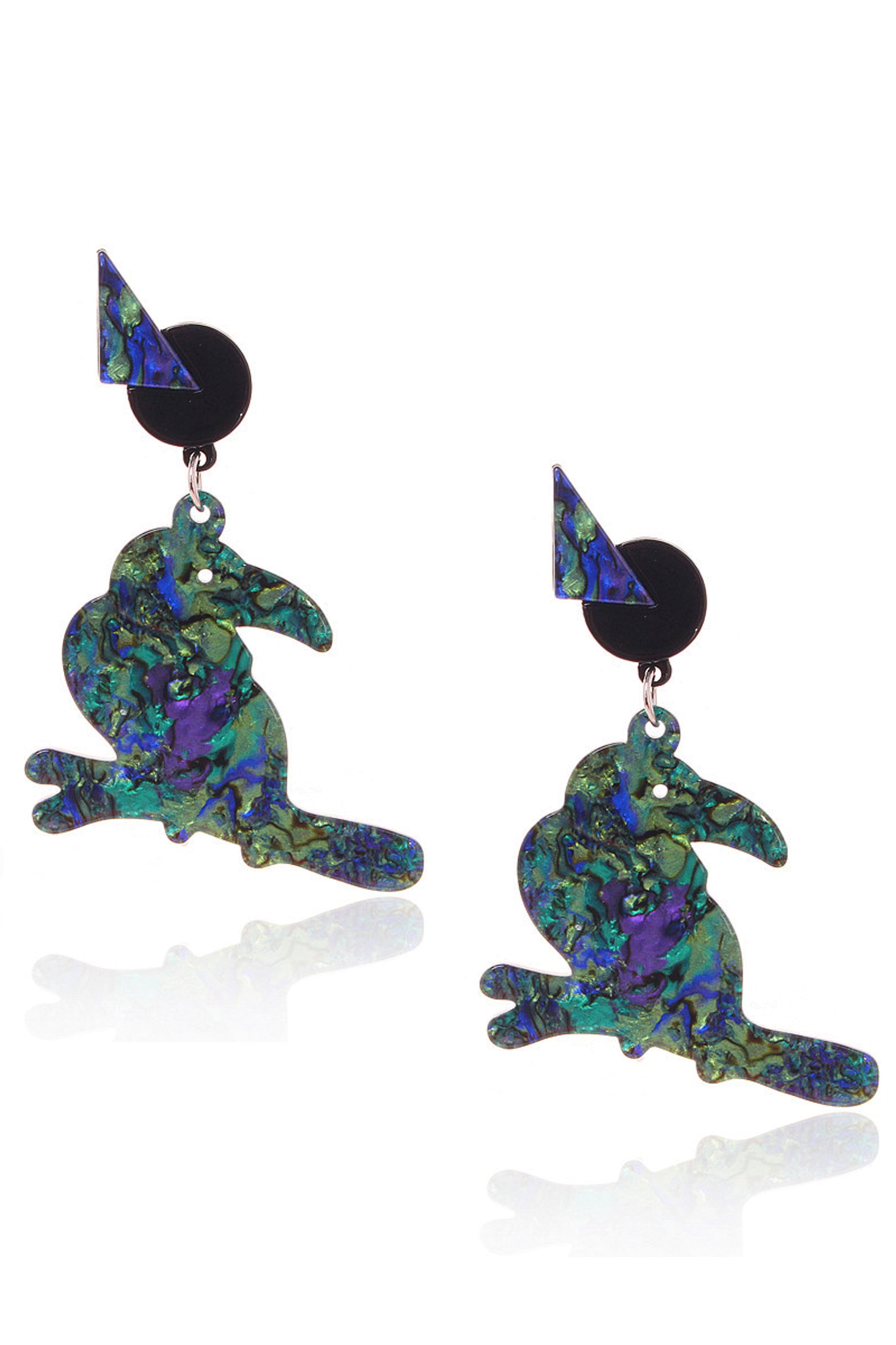 Bird Acrylic Earrings E6235
