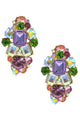 Geometry Rhinestone Earrings E6285
