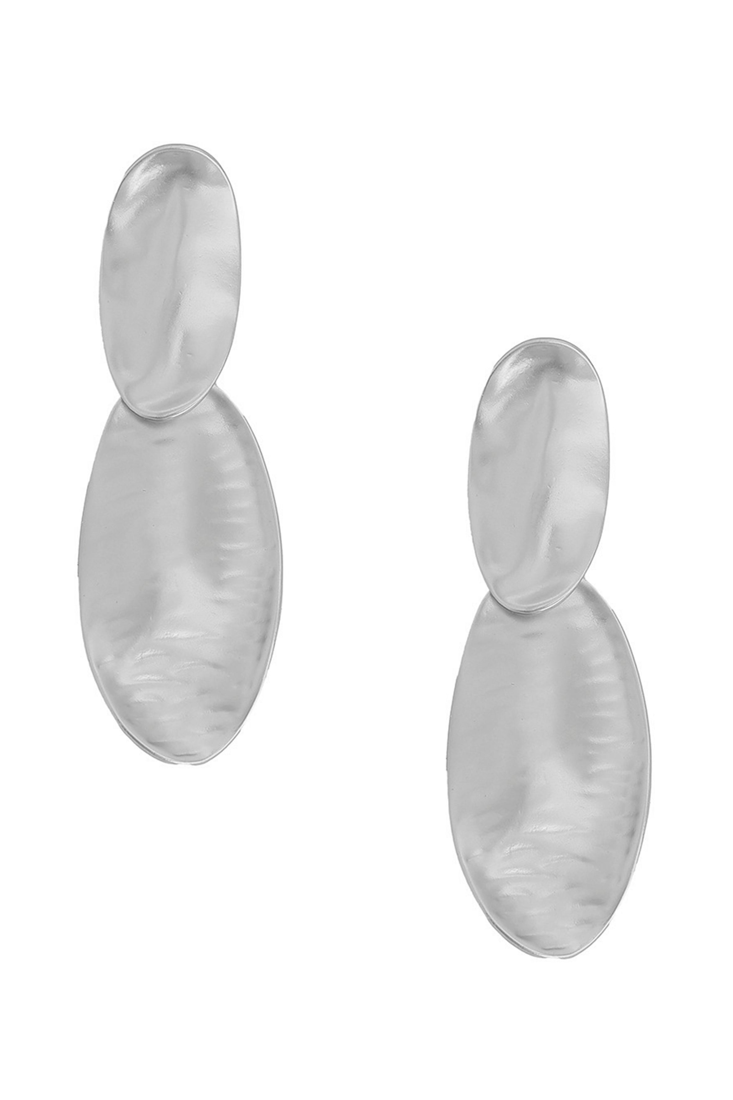 Geometry Oval Alloy Earrings E6476