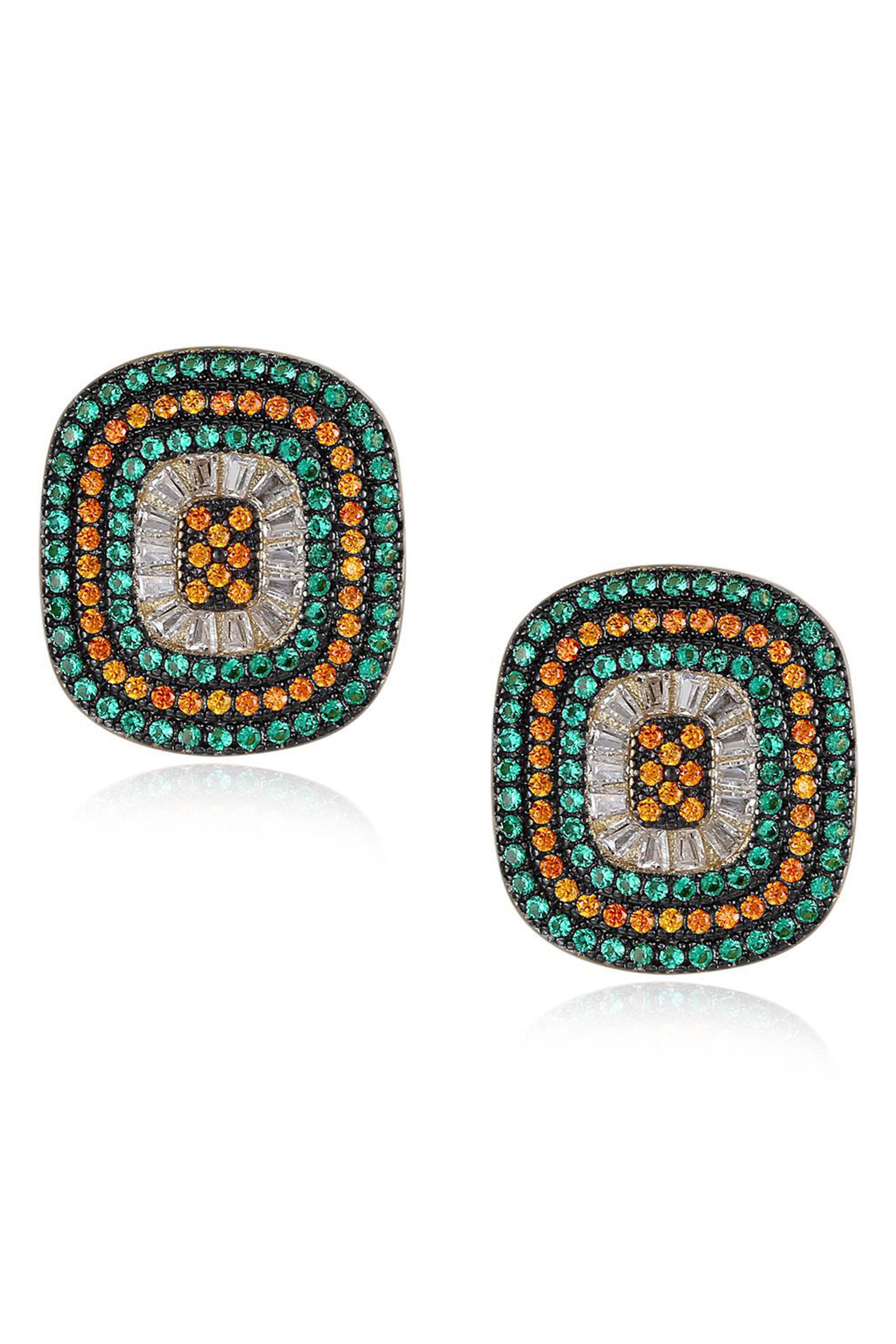 Pendientes de circonita cúbica E6559