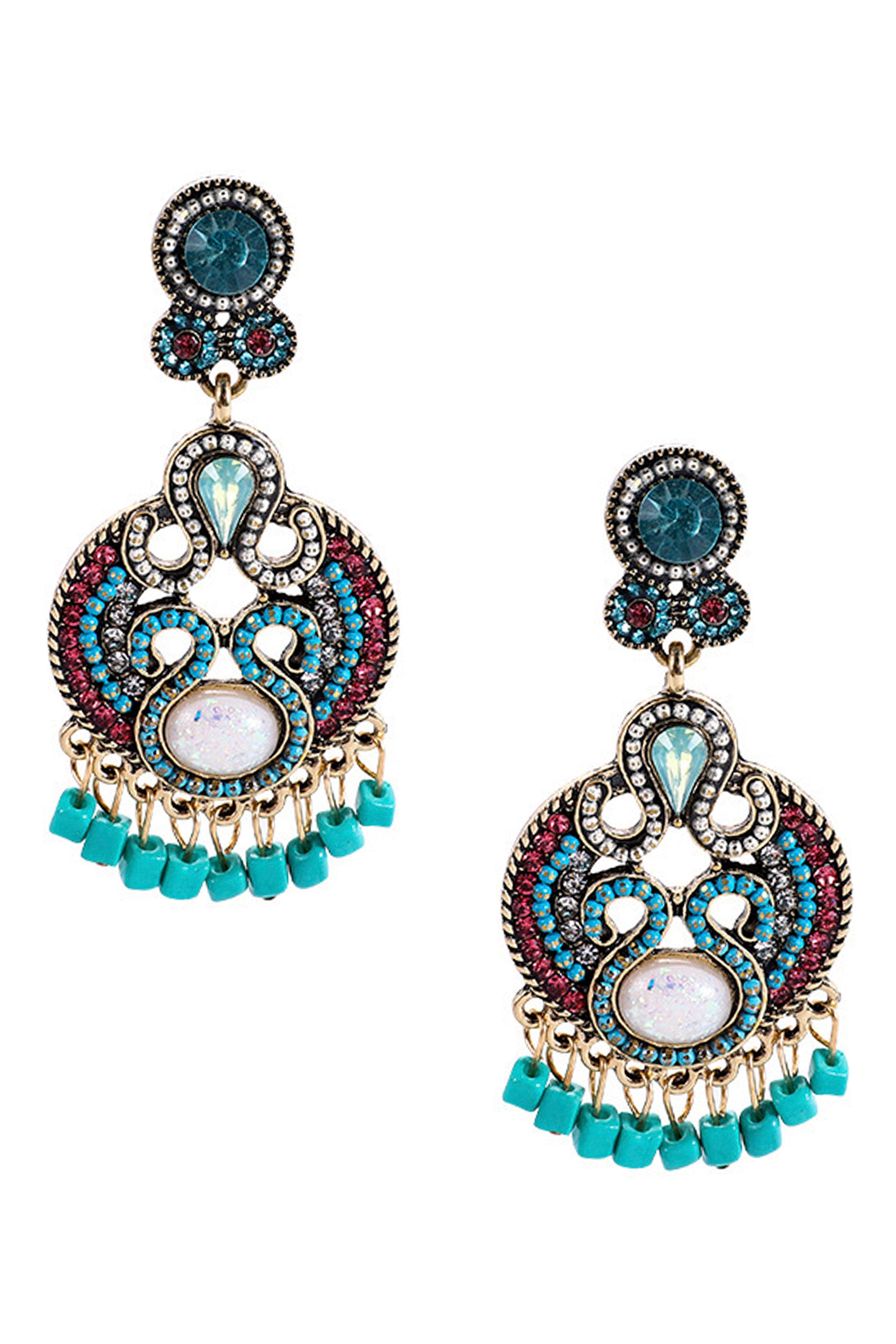 Bohemia Bead Tassel Earrings E6902