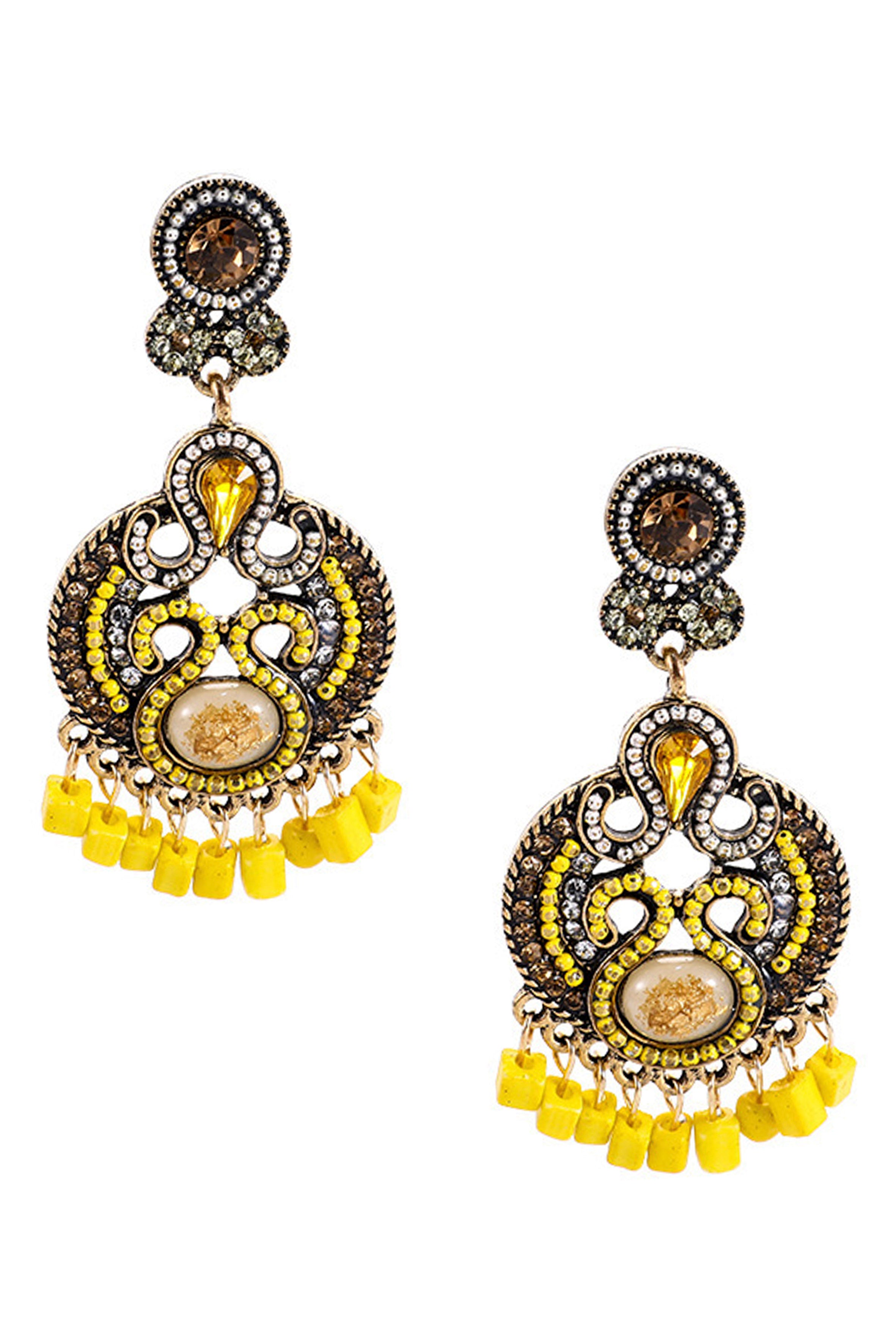 Bohemia Bead Tassel Earrings E6902