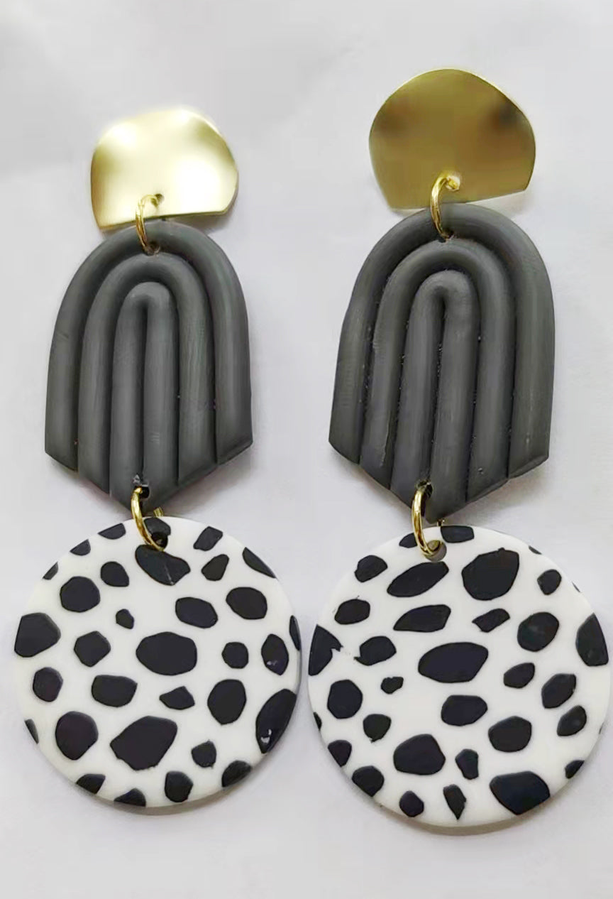 Pendientes de arcilla polimérica con geometría E6975