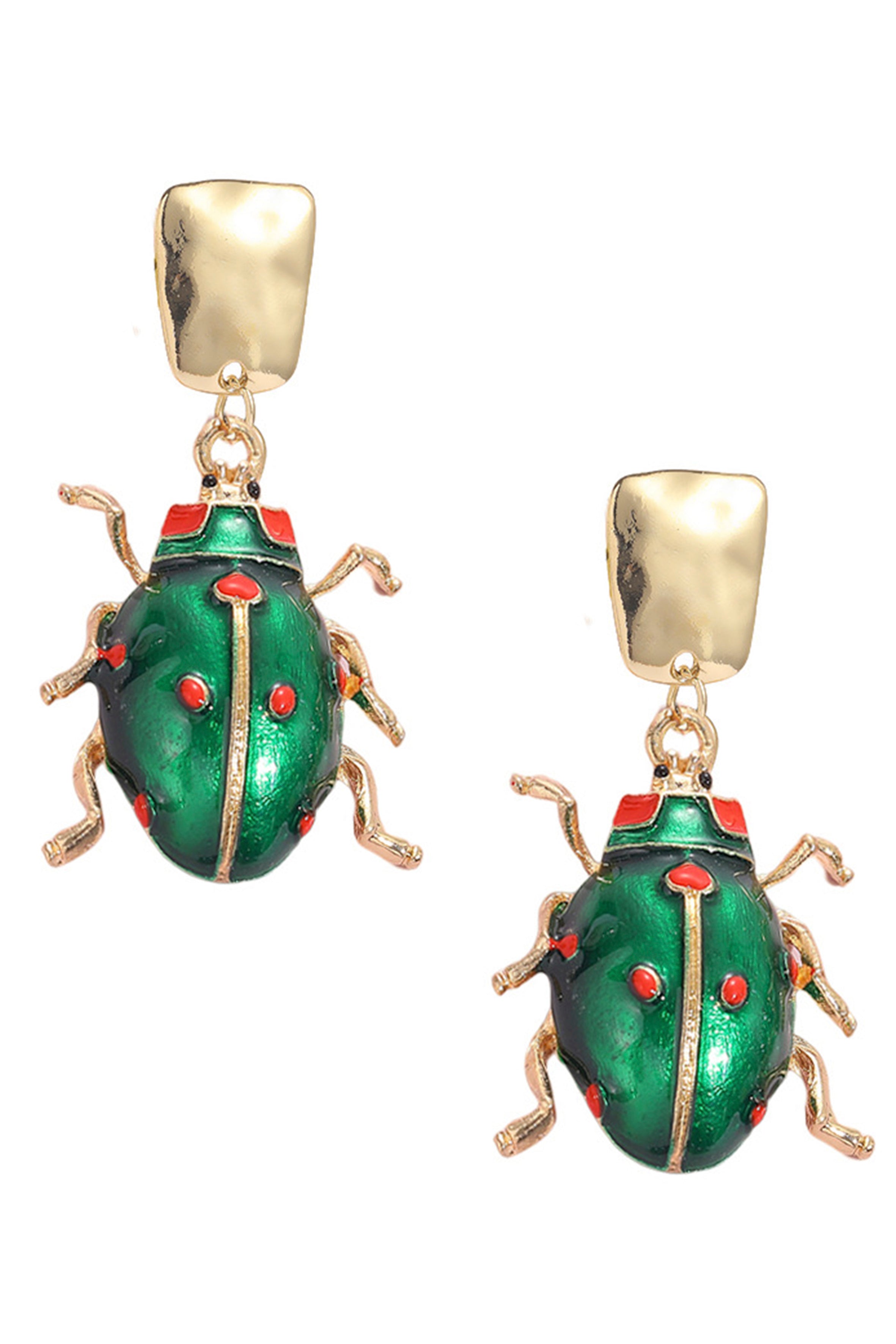 Ladybug Alloy Earrings E7011