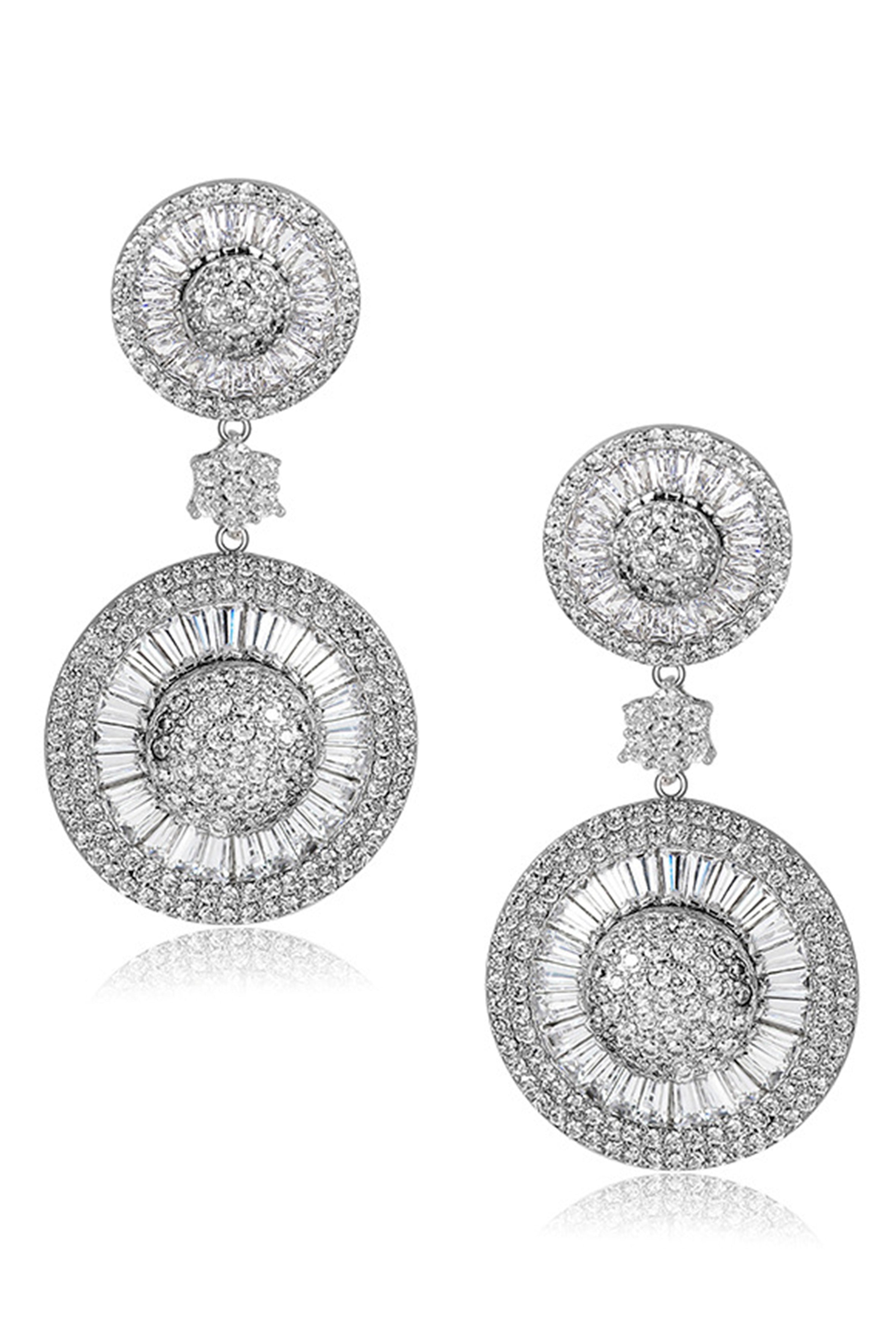 Luxurious Cubic Zirconia Earrings E7224