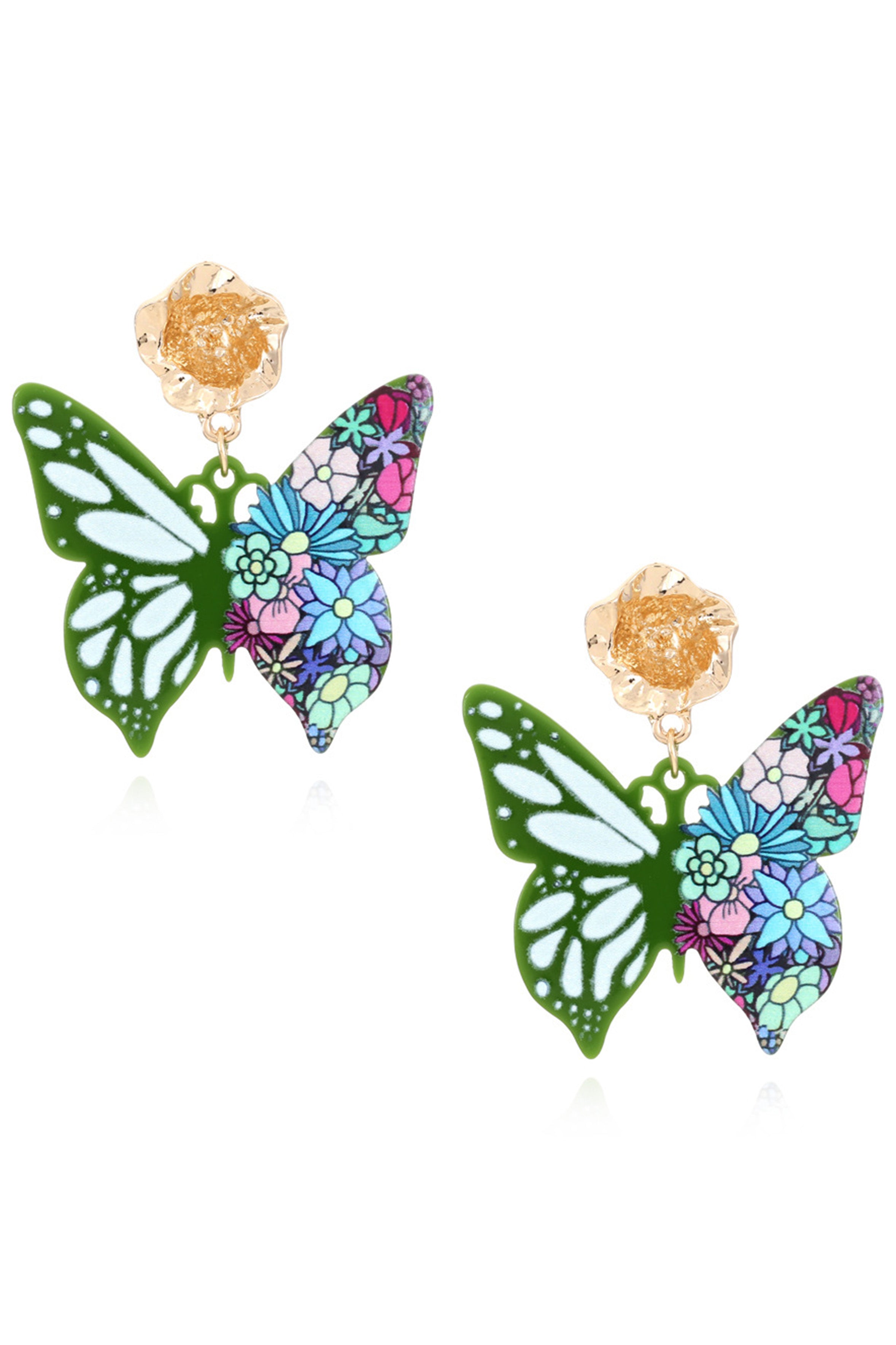 Butterfly Acrylic Earrings E7746