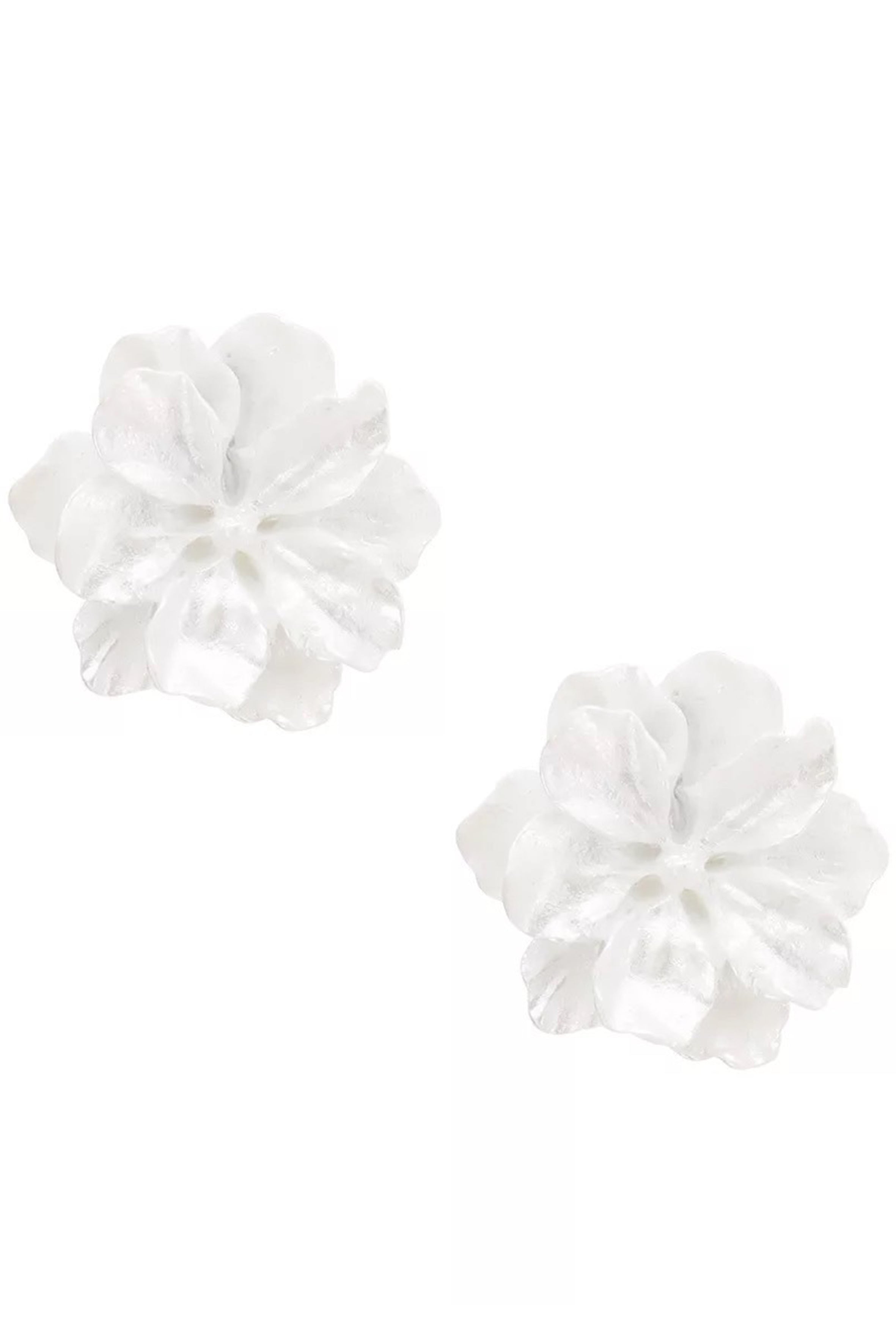 Pendientes de resina con forma de flor E7789