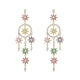 Dreamcatcher Tassel Cubic Zirconia Earrings E7913