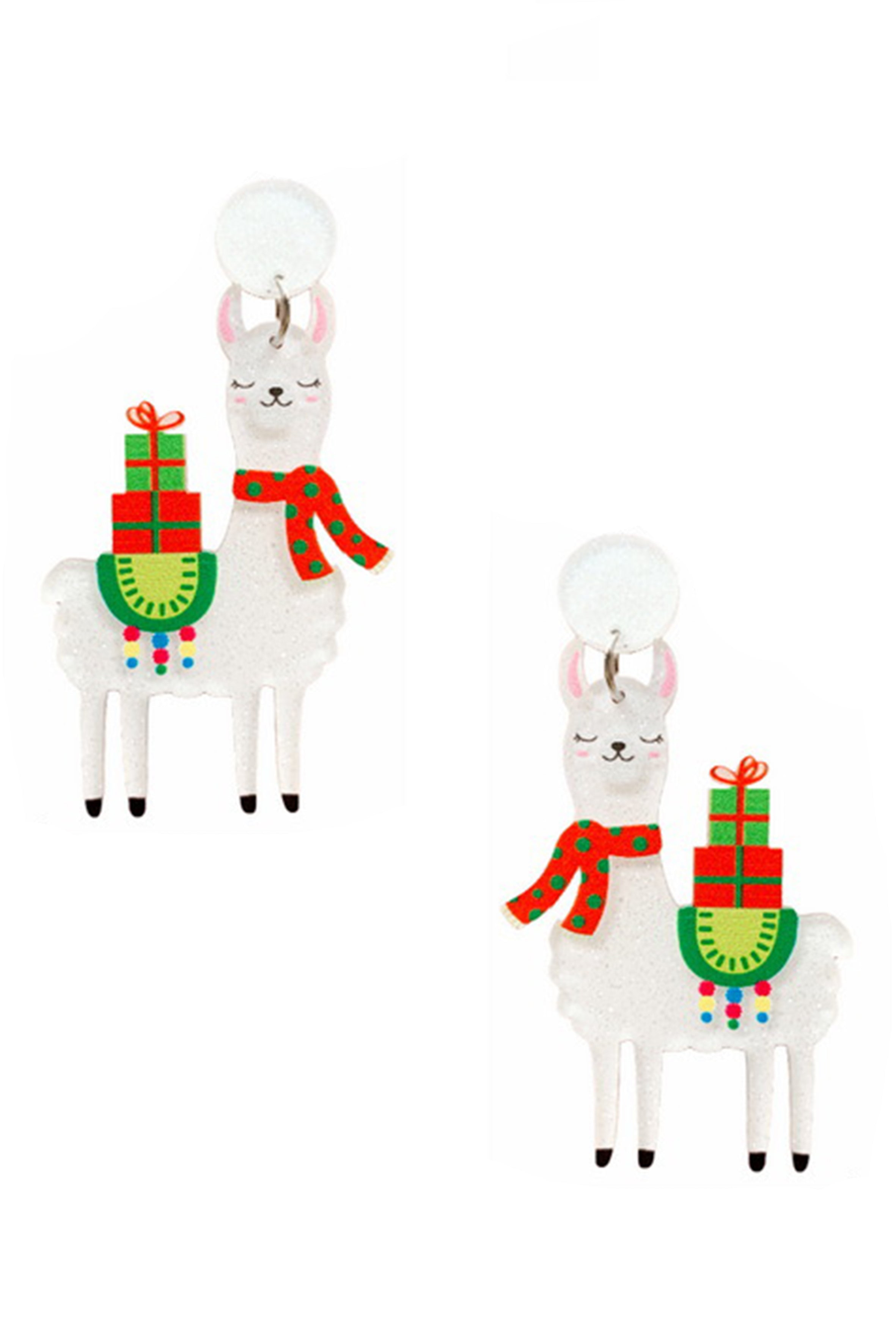 Gift Alpaca Acrylic Earrings E8018