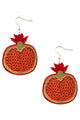 Pomegranate Acrylic Earrings E8029