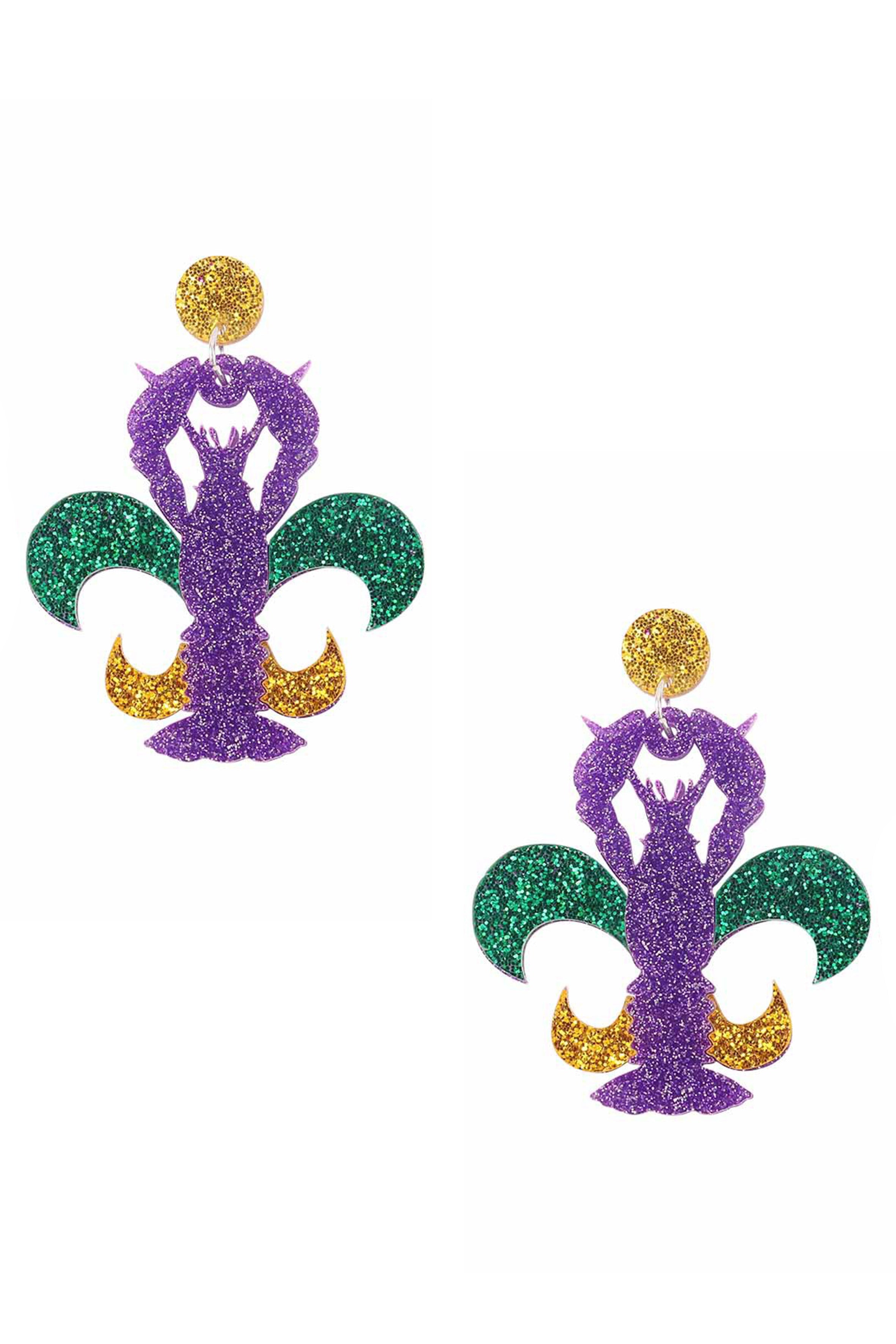 Carnival Acrylic Earrings E8203