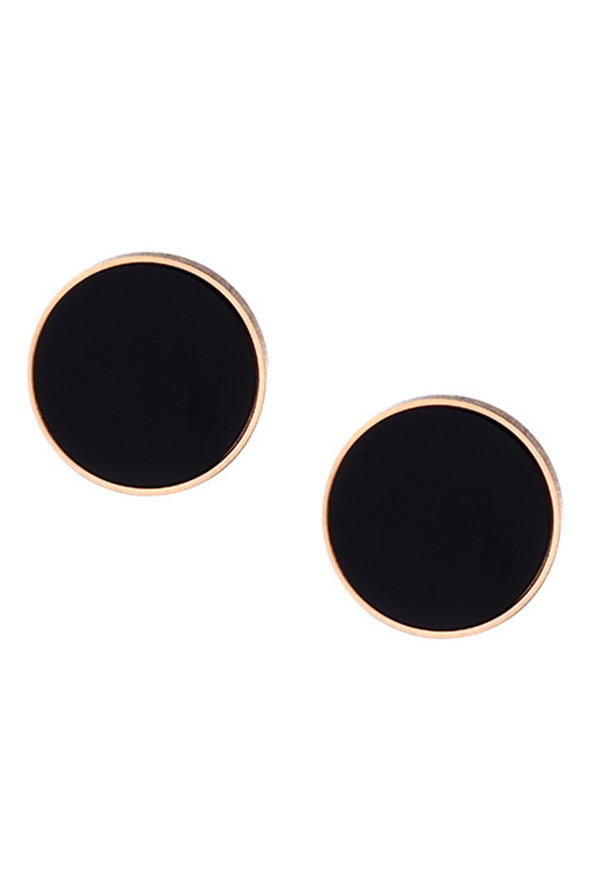 Circle Stainless Steel Stud Earrings E8346