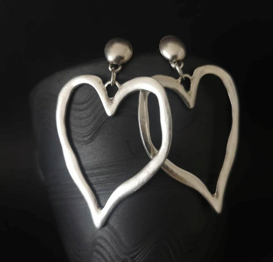 Heart Dangle Earrings AE18634