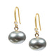 18K Gold Plated Pearl Earrings E8716