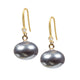 18K Gold Plated Pearl Earrings E8716