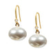 18K Gold Plated Pearl Earrings E8716