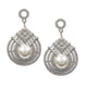 Teardrop Pearl and Cubic Zirconia Earrings E8732