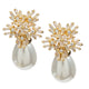 Flowers Cubic Zirconia Earrings E8734