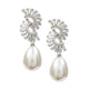 Pearl Cubic Zirconia Earrings E8736