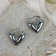 18K Gold Plated Heart Shaped Earrings E8743