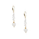 18K Gold Plated Various Stones Earrings E8763