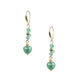 18K Gold Plated Various Stones Earrings E8763