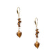 18K Gold Plated Various Stones Earrings E8763