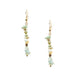18K Gold Plated Amazonite Earrings E8765