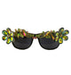 Floral Rhinestone Sunglasses G0213