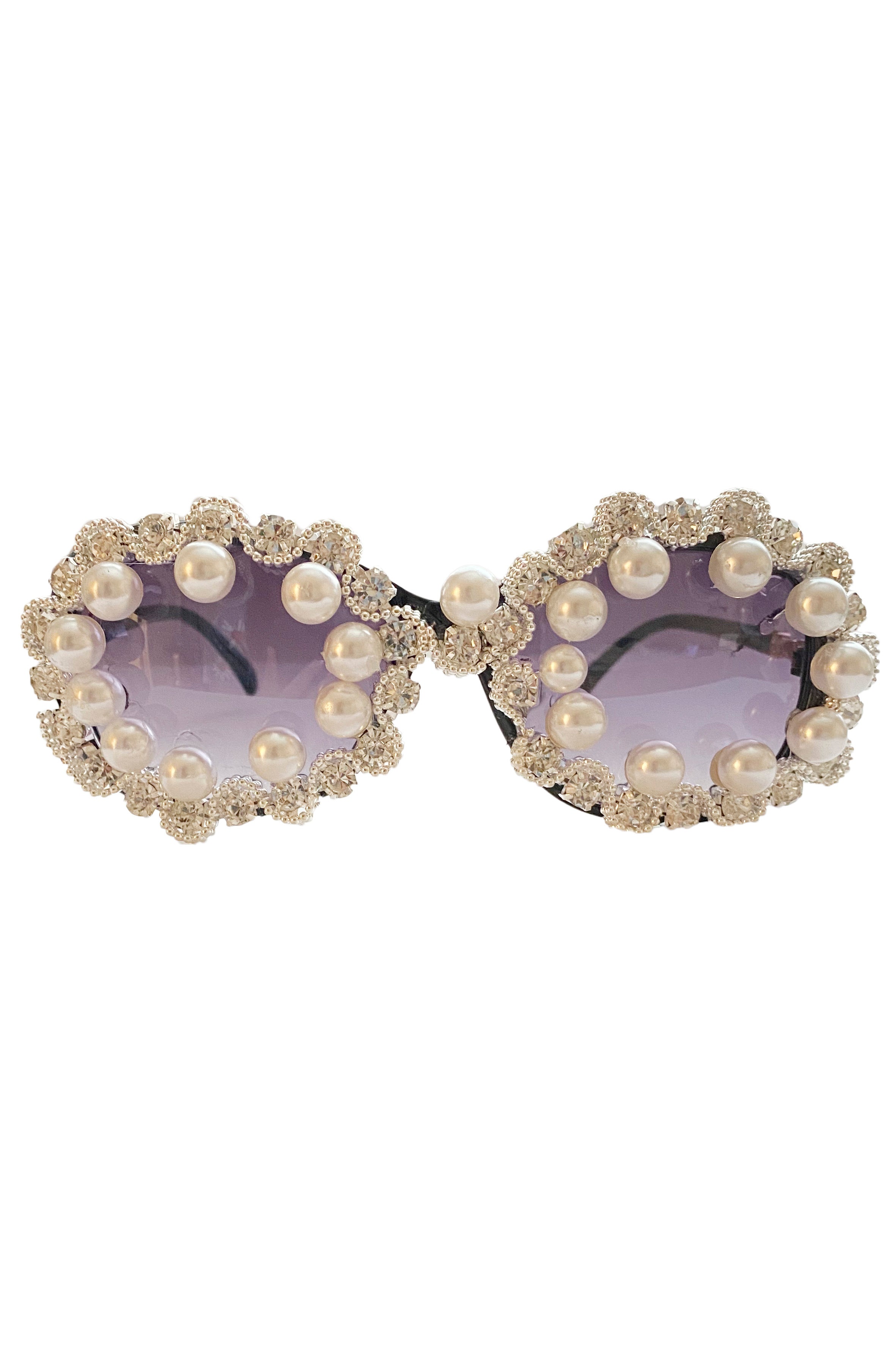 Pearl Rhinestone Sunglasses G0223
