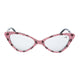 Handmade Rhinestone Cat Eye Reader Glasses G0305-Pink