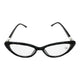 Handmade Rhinestone Cat Eye Reader Glasses G0399 - Black