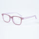 Handmade Rhinestone Rectangle Reader Glasses G0444-Purple