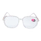Gafas de lectura redondas con diamantes de imitación hechas a mano G0468-AB