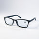 Handmade Rhinestone Rectangle Reader Glasses G0497 - Grey