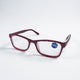 Handmade Rhinestone Rectangle Reader Glasses G0497 - Rose Red