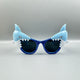 Handmade Rhinestone Shark Party Eyeglasses G0524