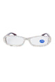 Handmade Rhinestone Rectangle Reader Glasses G0539-AB
