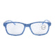 Handmade Rhinestone Rectangle Reader Glasses G0540-Blue