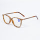 Handmade  Rhinestone Rectangle Reader Glasses G0541- Brown