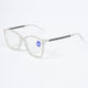 Handmade  Rhinestone Rectangle Reader Glasses G0542 - AB