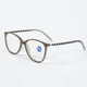 Handmade  Rhinestone Rectangle Reader Glasses G0542 - Grey