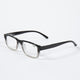 Handmade Rhinestone Rectangle Reader Glasses G0555 - Black