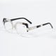 Handmade Rhinestone Rectangle Reader Glasses G0560 - White