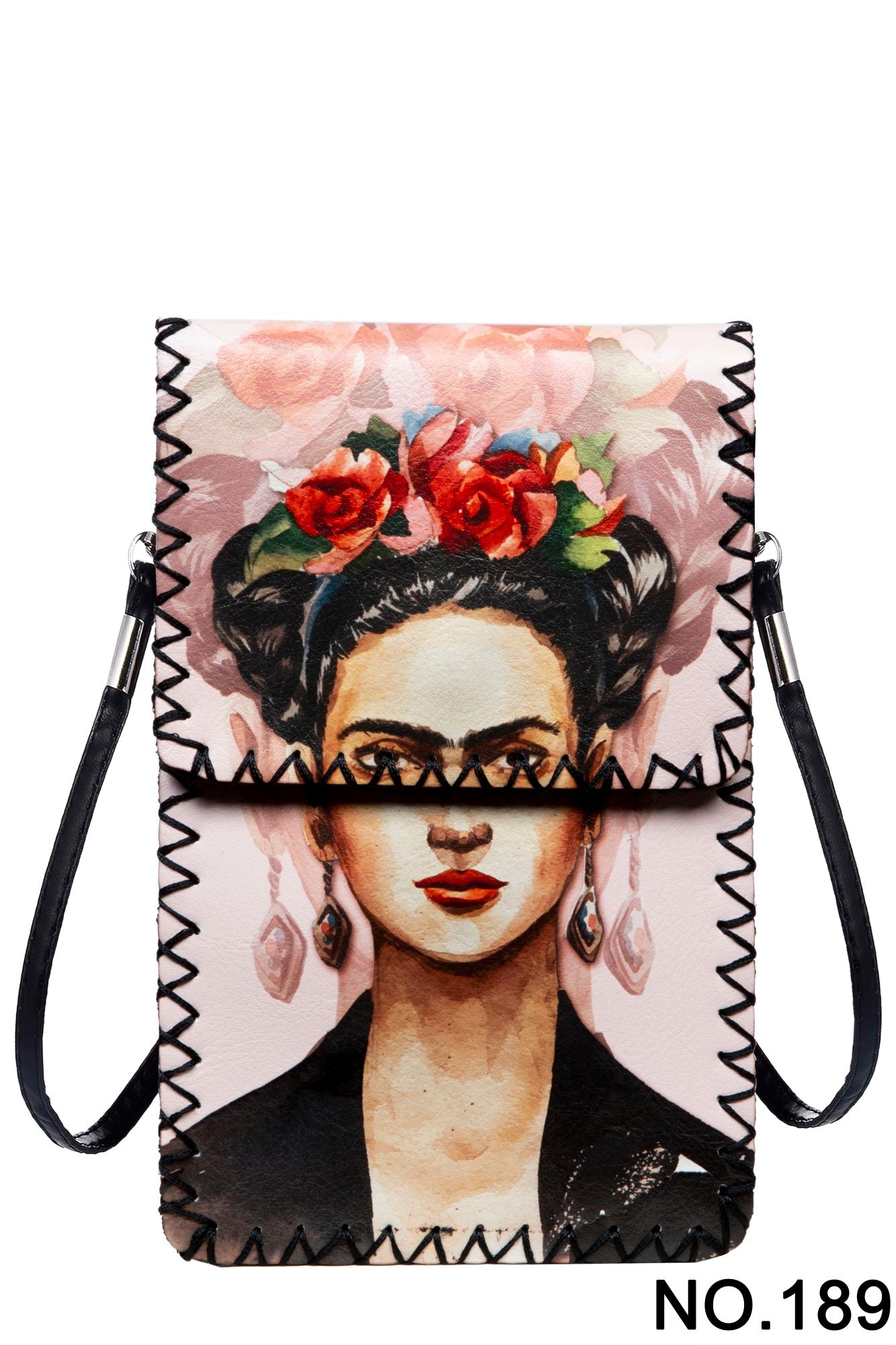 Bolso bandolera con estampado de Frida HB0580 - N.º 189