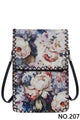 Floral Print Hand Stitch Crossbody Bag HB0580-NO.207