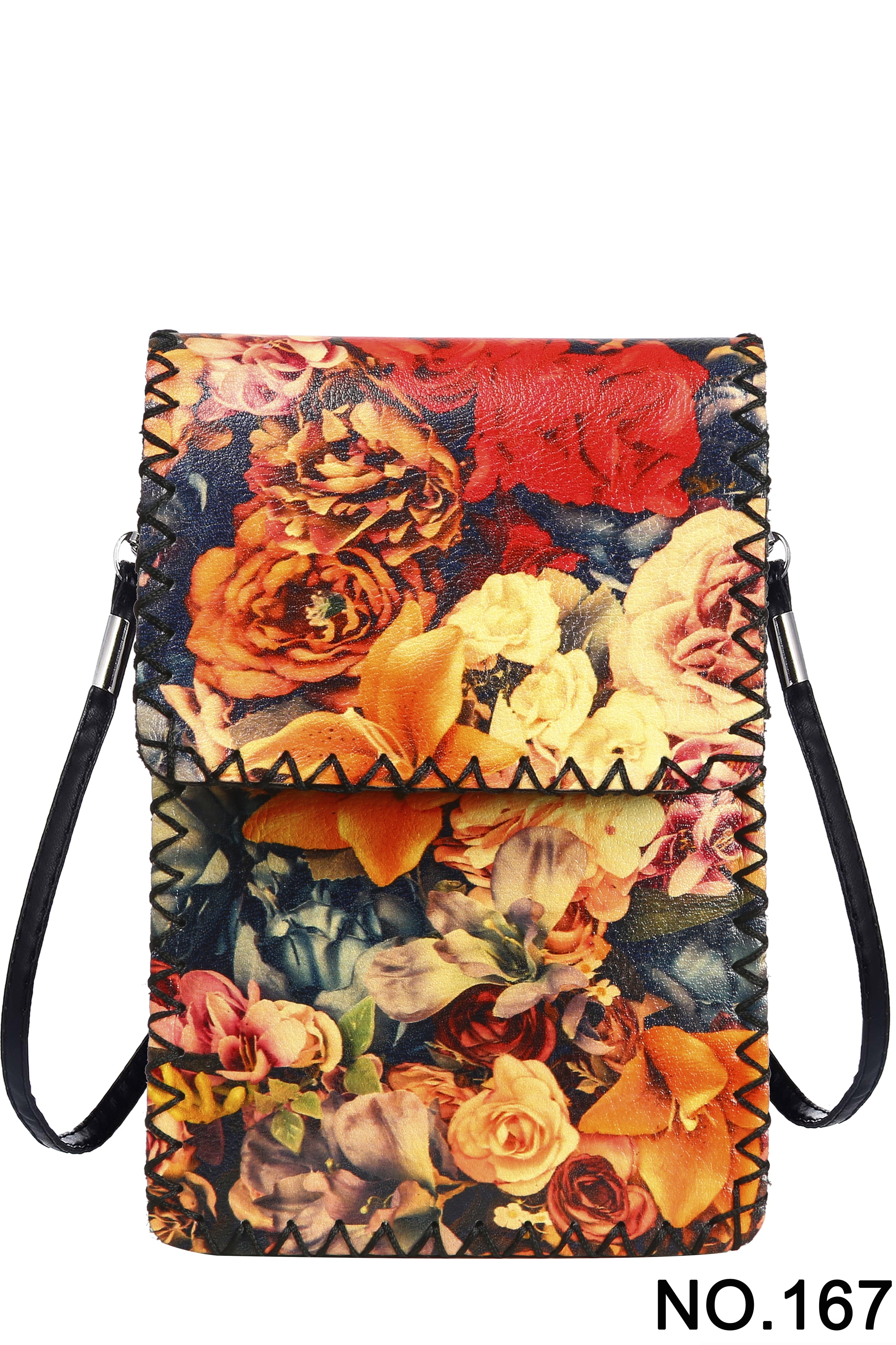 Bolso bandolera con estampado floral HB0580 - N.º 167