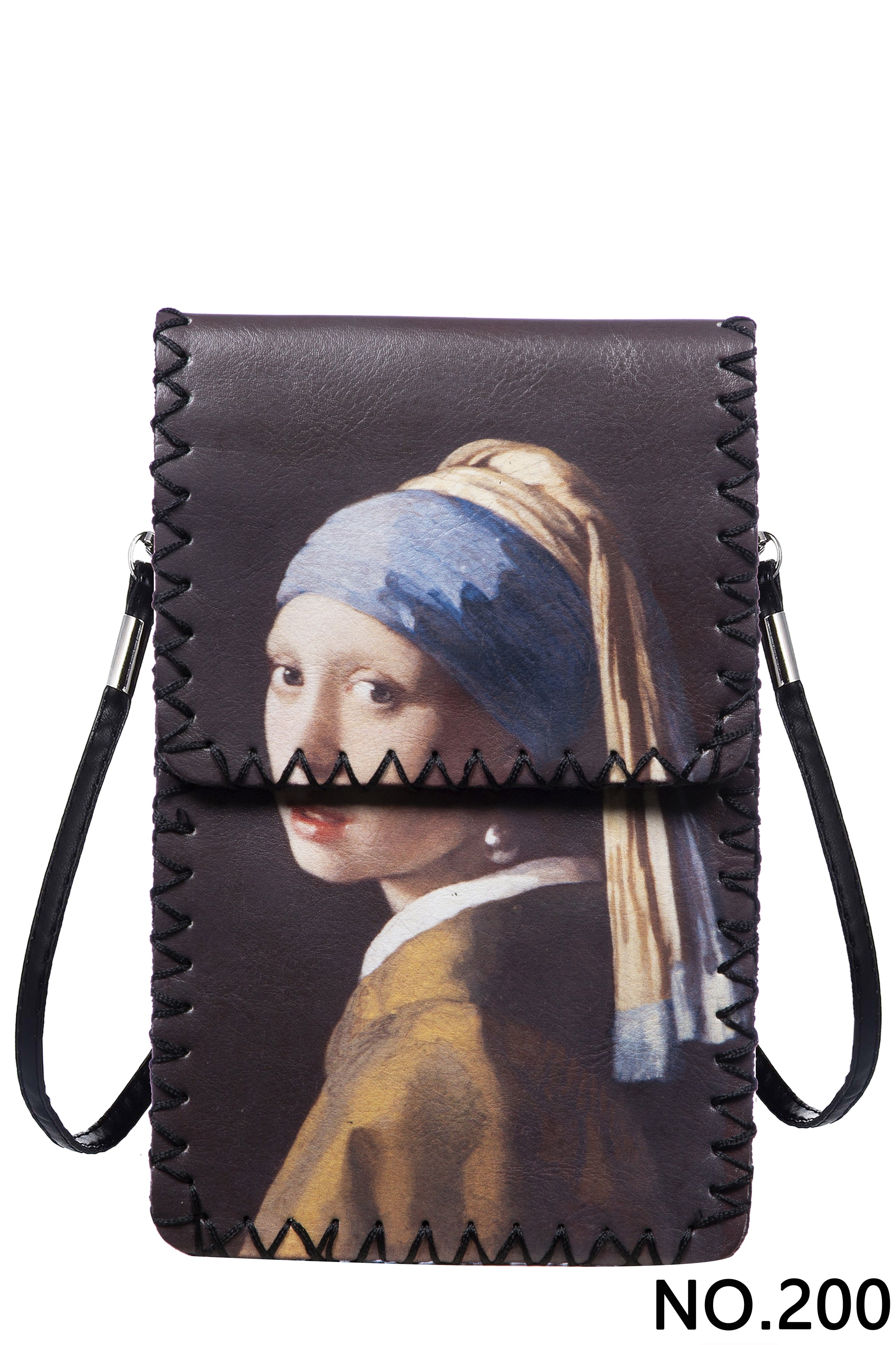 Girl with a Pearl Earring Printed Crossbody HB0580-NO.200